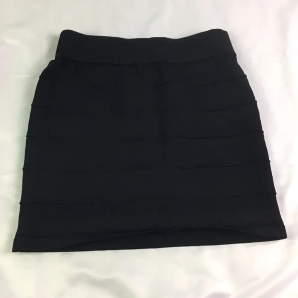 Say What Mini Skirt Black Medium Juniors